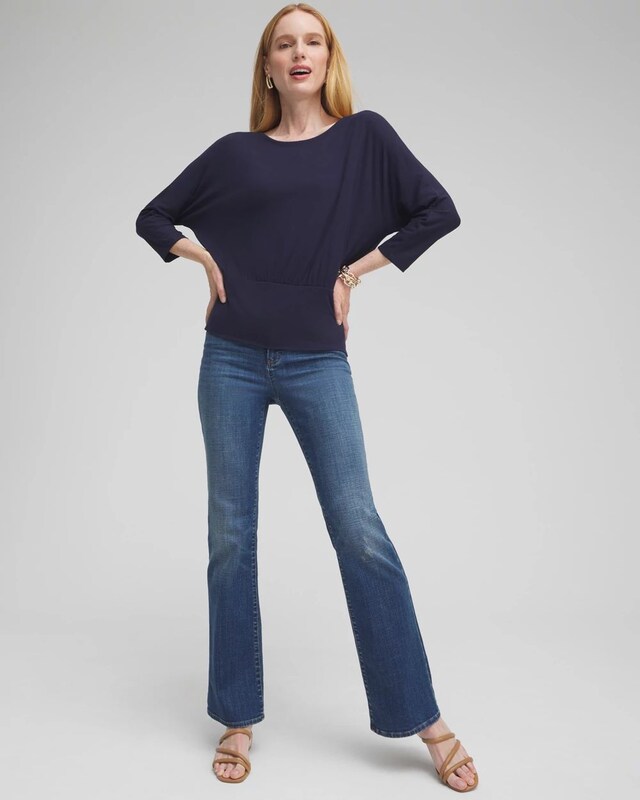 Touch of Cool Banded Hem Top - image 2